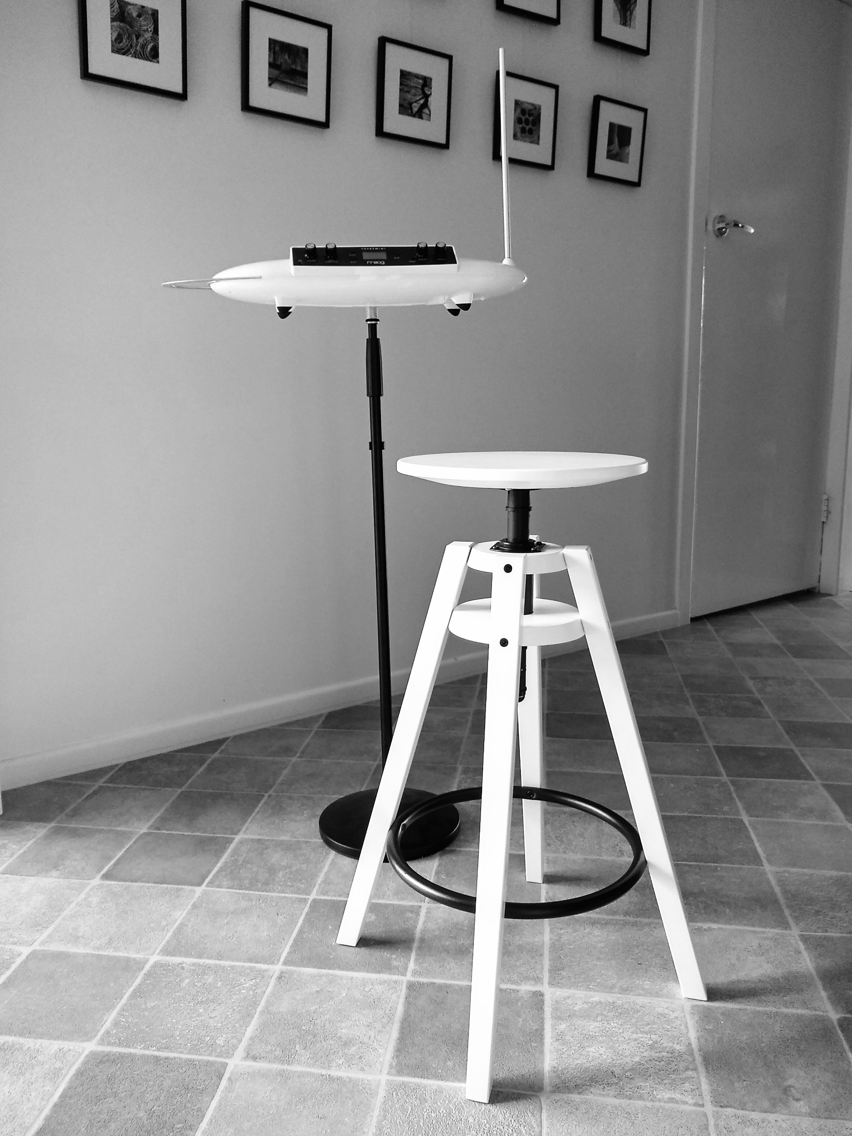Theremini and Ikea BENGTERIK bar stool combo
