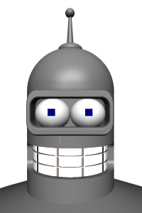 Bender front view by wOnKo