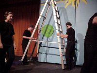 backstage crew change set at intermission