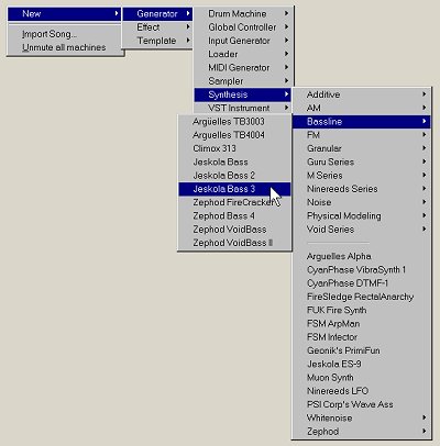 pick a bass generator