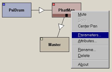 editing machine parameters