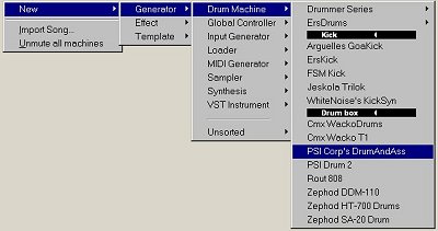 Picking a drum machine