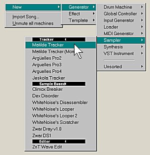 selecting a sample-based tracker