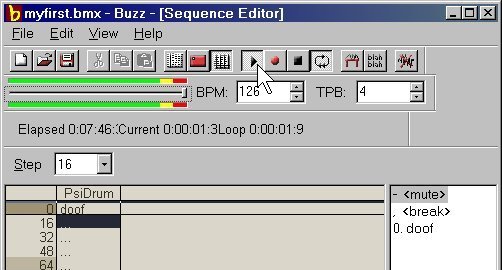 sequence playing
